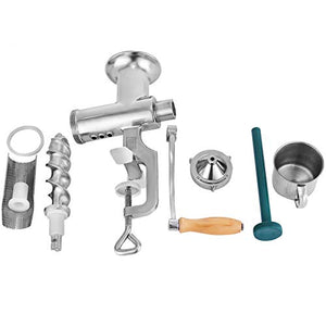 Happybuy Wheatgrass Extractor Portable Wheatgrass Juicer with 3 Sieves Wheatgrass Juicers Manual Stainless Steel Wheatgrass Extractor Machine for Wheat Grass Fruit Vegetable