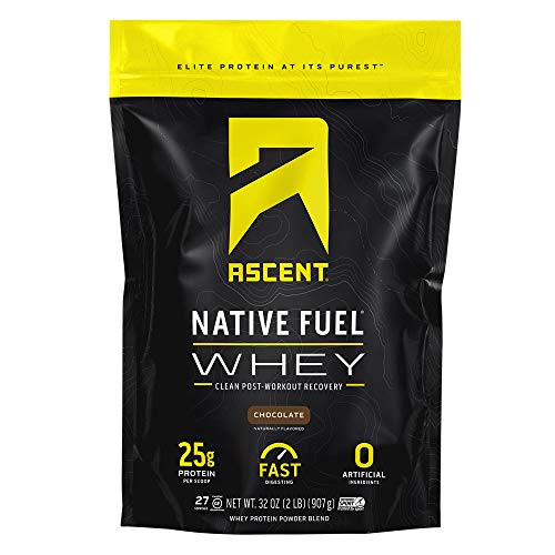 Ascent Native Fuel Whey Protein Powder - Chocolate - 2 lbs