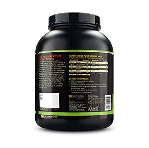 Optimum Nutrition Serious Mass Weight Gainer Protein Powder, Vitamin C, Zinc and Vitamin D for Immune Support, Vanilla, 6 Pound (Packaging May Vary)