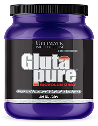 Ultimate Nutrition Glutapure 5000mg Biovolumizing, Muscle Recovery Supplements with L-Glutamine, Amino Acid Powder for Immune Function, 1000g Powder, 200 Servings