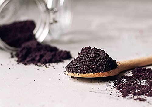 Organic Maqui Berry Powder, 1 Pound — Non-GMO, Raw, 100% Pure, Vegan Superfood, No Added Sugar, Bulk, Rich in Iron, Fiber and Antioxidant, Great for Juices, Drinks, and Smoothies.