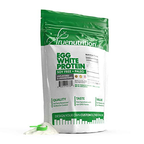 5LBS Unflavored Egg White Protein Powder - Low Carb, Paleo, Keto, Carnivore, Lactose-Free, Gluten-Free - Customize Your Protein with Two Free TrueBoost or TrueFlavor Protein Shake Enhancements