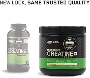 Blog Optimum Nutrition (ON) Micronized Creatine Powder - 250 Gram, 83 Serves, 3g of 100% Creatine Monohydrate per Serve, Supports Athletic Performance & Power, Unflavored.