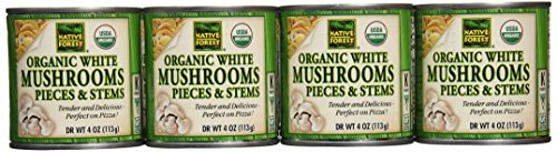 Native Forest Organic Mushrooms, 6.5 Ounce (Pack of 12)