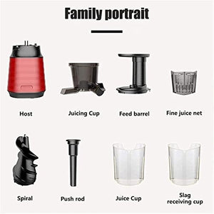 Juicer Machines Juicer Juicer, Slow Slow Masticating Machine Cold Press for Nutrient Fruits and Vegetables, Vertical Machine Easy to Clean,Juicer Machines Vegetable and Fruit