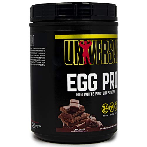 Universal Nutrition Egg Pro Pure Instantized Egg White Powder, Chocolate, 1 Lb