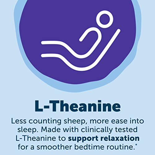 SmartyPants Kids Sleep Gummies: Melatonin FREE; Magnesium for Nervous System Support; L-Theanine for Relaxation; Saffron for Sleep Support, Chamomile & Lemon Balm, Cherry flavor, 42 Ct (21 Day Supply)