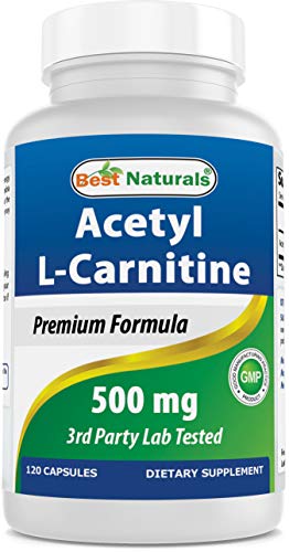 Best Naturals Acetyl L-Carnitine 500 Mg 120 Capsules (120 Count (Pack of 1))