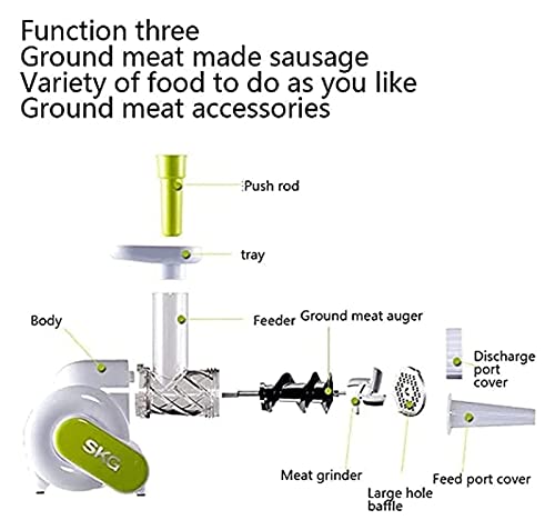 Juicer Machines Juicer Juicer, Whole Slow Juicer-Slow Masticating Juicer for Whole Fruit and Vegetables Cold Press Juicer Machine,Juicer Machines Vegetable and Fruit,Extended Screw Propeller