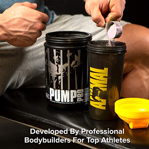 Animal Pump Pro Powder – Non Stimulant Preworkout – Pump & Cell volumization with Added Sea Salt for Electrolytes – 20 Servings - Strawberry Lemonade