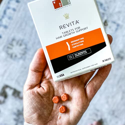 REVITA Tablets for Hair and Nails Revitalization (Hair Loss & Hair Thinning Supplement) for Men & Women 30 Day Supply