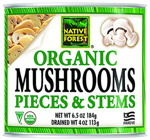 Organic Mushrooms, 6.5 Ounce (12 Count), 1 Pack