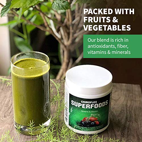 Chiroflex Superfood Greens Powder Drink Mix - 7.4 oz