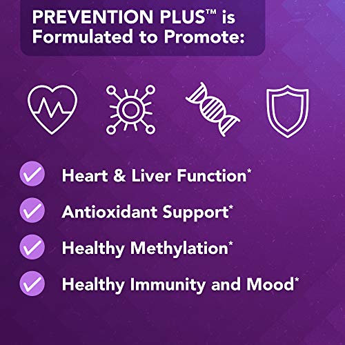 Vital Plan Prevention Plus Daily Multivitamin by Dr. Bill Rawls - Herbal Antioxidant & Multimineral for Women & Men - Vitamins A B D C E, Biotin & Zinc