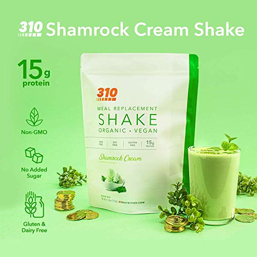 Vegan Organic Plant Protein Powder and Meal Replacement Shake - By 310 Nutrition - Gluten, Dairy and Soy Free - 0g of Sugar | Keto and Paleo Friendly