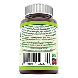 Herbal Secrets Quercetin 500 Mg Veggie Capsules (Non-GMO) - Supports Healthy Ageing, Cardiovascular Health, and Immune Health* (60 Count)