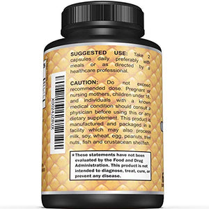 Premium Quercetin & Bromelain Supplement – Powerful Quercetin Bromelain Complex to Help Support Immune System, Cardiovascular Health & Seasonal Support – Quercetin 1000mg Per Serving – 60 Capsules