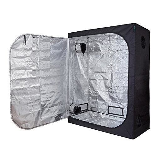 TopoGrow Grow Tent Complete Kit 600W Led Grow Light Full-Spectrum Indoor 60"X32"X80" Growing Tent 6" High CFM Fan Filter Ventilation Kit with Hydroponics Grow Tent Accessories Plants Growing System