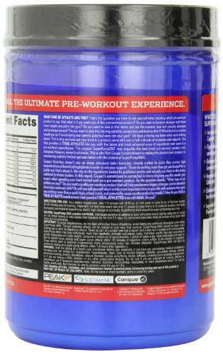 Gaspari Nutrition - SuperPump MAX - The Ultimate Pre Workout Powder, Sustained Energy Preworkout, Nitric Oxide Booster, Muscle Growth, Recovery & Replenishes Electrolytes - 40 Serving (Fruit Punch)