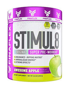 Stimul8, Original Super Pre-Workout with Vitamin C (35 Serving, Awesome Apple)