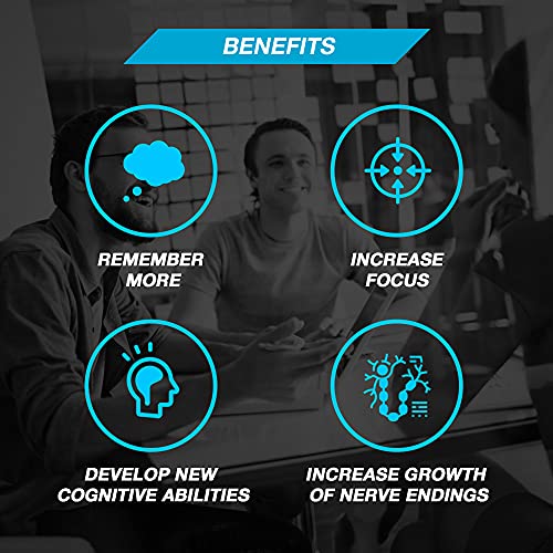 VIVVID Brain Booster Focus Supplement - Nootropic Supplements to Improve Memory and Increase Concentration - with Brahmi, Ginkgo Biloba and Other Brain Power Boosters