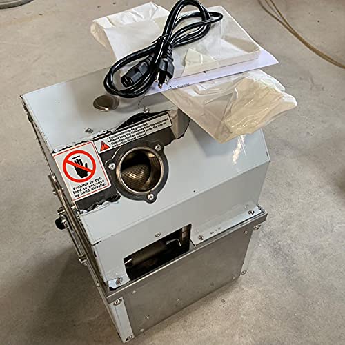 Kolice Commercial Countertop Electric Sugarcane Juicer, Sugarcance juice making machine,Sugarcane Squeezer with ON/OFF Switch for Easy to Use, Manual Slow Masticating Extractor Squeezer with Feed Chute Tray, 350W