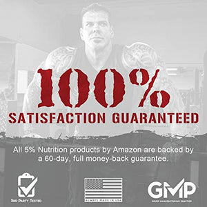 Rich Piana 5% Nutrition Real Carbs + Protein with Real Food Meal Replacement Powder, Complex Carbohydrates, Low Glycemic Recovery, Lean Muscle Mass Gainer, 53.1 oz, 22 Servings (Birthday Cake)