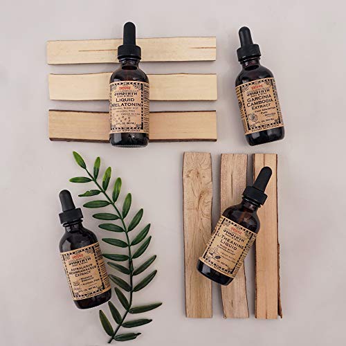 SVASTHYA BODY & MIND Liquid L-Theanine - Natural Form of Stress Relief That Reduces Anexiety & Improves Concentration - Alcohol Free, Made in The USA, Kosher, Suntheanine-GMP, 2 oz - 4 Pack