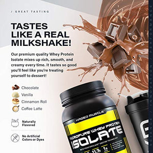 Whey Protein Powder, Kaged Muscle 100% Whey Protein Isolate Powder for Post Workout Recovery & Muscle-Building, Whey Isolate Protein Powder, Amazing Taste, Made with Natural Flavors, S'Mores, 3lbs