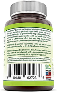 Herbal Secrets Quercetin 500 Mg Veggie Capsules (Non-GMO) - Supports Healthy Ageing, Cardiovascular Health, and Immune Health* (120 Capsules)
