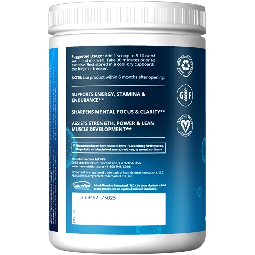 MRM Nutrition Driven Pre-Workout Powder | Strawberry Kiwi Flavored | 125mg Caffeine | Pure Ingredients | Muscle + Hydration + Energy Blends | Performance Energy | Vegan + Gluten-Free | 29 Servings