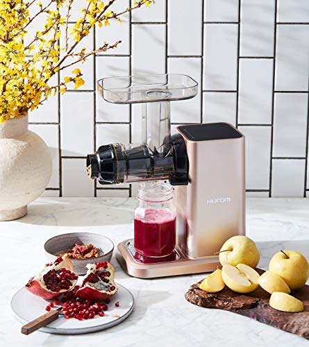 Hurom Celery And Greens Horizontal Slow Juicer Champagne