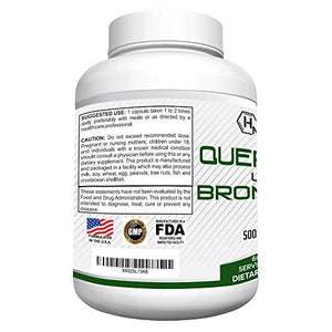 Quercetin with Bromelain, Immune Support, Antioxidant and Anti-Inflammatory (60 Servings)