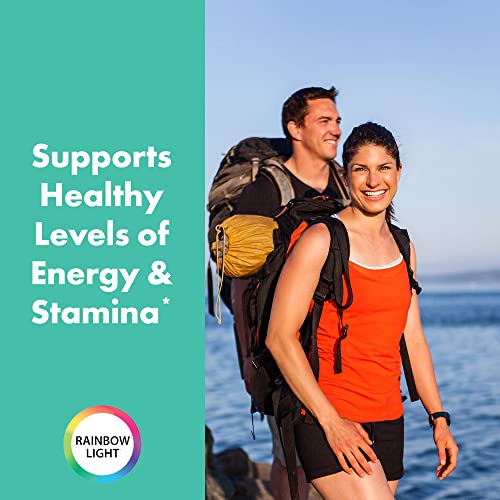 Rainbow Light Adaptogen Complex with Ashwagandha, Astragalus, Ginseng, Maca, Supplements to Support Stress Relief, Energy, Stamina and Immune Health, 60 Vegan Capsules