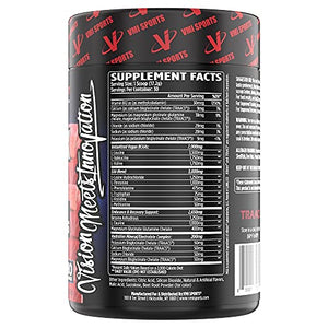 VMI Sports | Aminogex Ultra | BCAA Powder | Amino Acids + Betaine and Glutamine | Amino Acid Post Workout Recovery Drink | Intra Workout Drink with TRAACS Electrolytes | (Red Fruit Candy, 30 Servings)