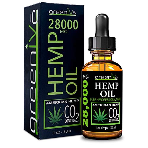 GreenIVe 28,000mg Hemp Oil with Vegan Omegas C02 Extraction Exclusively on Amazon (1)