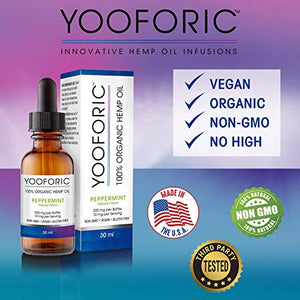 YOOFORIC Hemp Oil Extract 300mg Peppermint