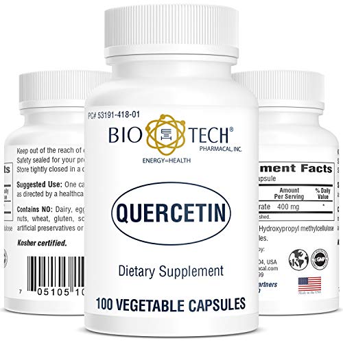 Quercetin - 100 Capsules by Bio-Tech Pharmacal