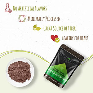 Elevated State Hemp Protein Powder - 32 Fl. Oz. Plant Based Fiber Protein Powder with Amino Acids, Antioxidants - Chocolate Brownie Flavor - Paleo, Keto, and Vegan-Friendly - Locally Sourced in USA