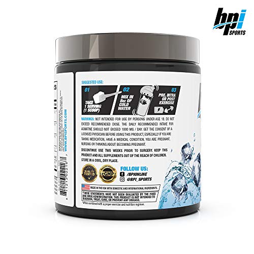 BPI Sports Best BCAA - The Building Blocks of Protein and Muscle - Post-Workout Recovery - Weight Loss Support - Arctic Ice, 30 Servings, 300 g