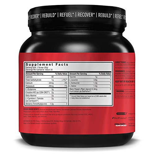 Post JYM Active Matrix - Post-Workout with BCAA's, Glutamine, Creatine HCL, Beta-Alanine, and More | JYM Supplement Science | Rainbow Sherbert Flavor, 30 Servings, 21.2 oz.