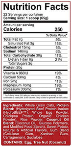 Rich Piana 5% Nutrition Real Carbs + Protein with Real Food Meal Replacement Powder, Complex Carbohydrates, Low Glycemic Recovery, Lean Muscle Mass Gainer, 50.4 oz, 22 Servings (Banana Nut Bread)
