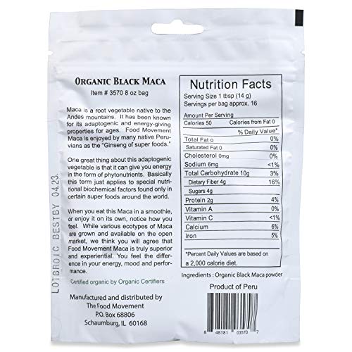 The Food Movement Co. - Black Maca Root