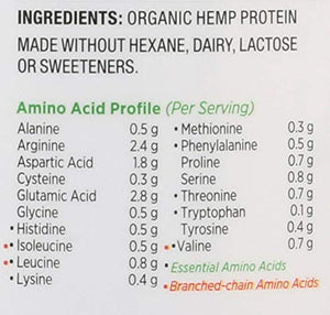 Nutiva, Hemp Protein, Organic 15g, 16 Fl Oz