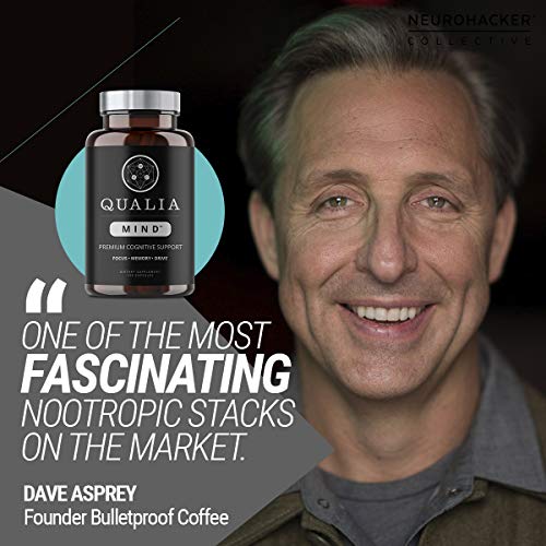 Qualia Mind Nootropics | Top Brain Supplement for Memory, Focus, Mental Energy, and Concentration with Ginkgo biloba, Alpha GPC, Bacopa monnieri, Celastrus paniculatus, DHA & More.(154 Ct)