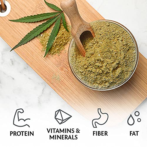 Sunwarrior Hemp Powder is a Plant Based Protein Powder Organic Unsweetened, Gluten Free, Vegan Protein, with BCAA's, plus Fiber, Healthy Fats, Antioxidants and Minerals, Free of Soy, GMOs & Sugar Free