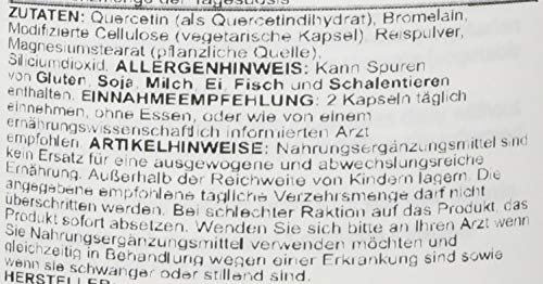 Quercetin w/Bromelain 180 Capsules