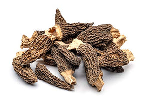 Slofoodgroup Dried Morel Mushrooms (Morchella Conica) Gourmet Morel Mushrooms (.25 lb/ 4 oz Morel Mushrooms)