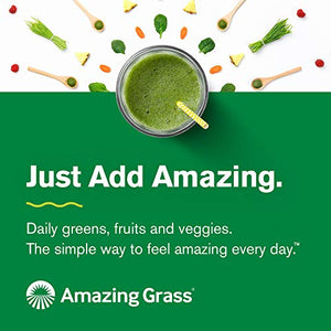 Amazing Grass Wheat Grass Tablets: 100% Whole-Leaf Wheat Grass Powder for Energy, Detox & Immunity Support, Chlorophyll Providing Greens, 200 Count