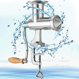 Happybuy Wheatgrass Extractor Portable Wheatgrass Juicer with 3 Sieves Wheatgrass Juicers Manual Stainless Steel Wheatgrass Extractor Machine for Wheat Grass Fruit Vegetable